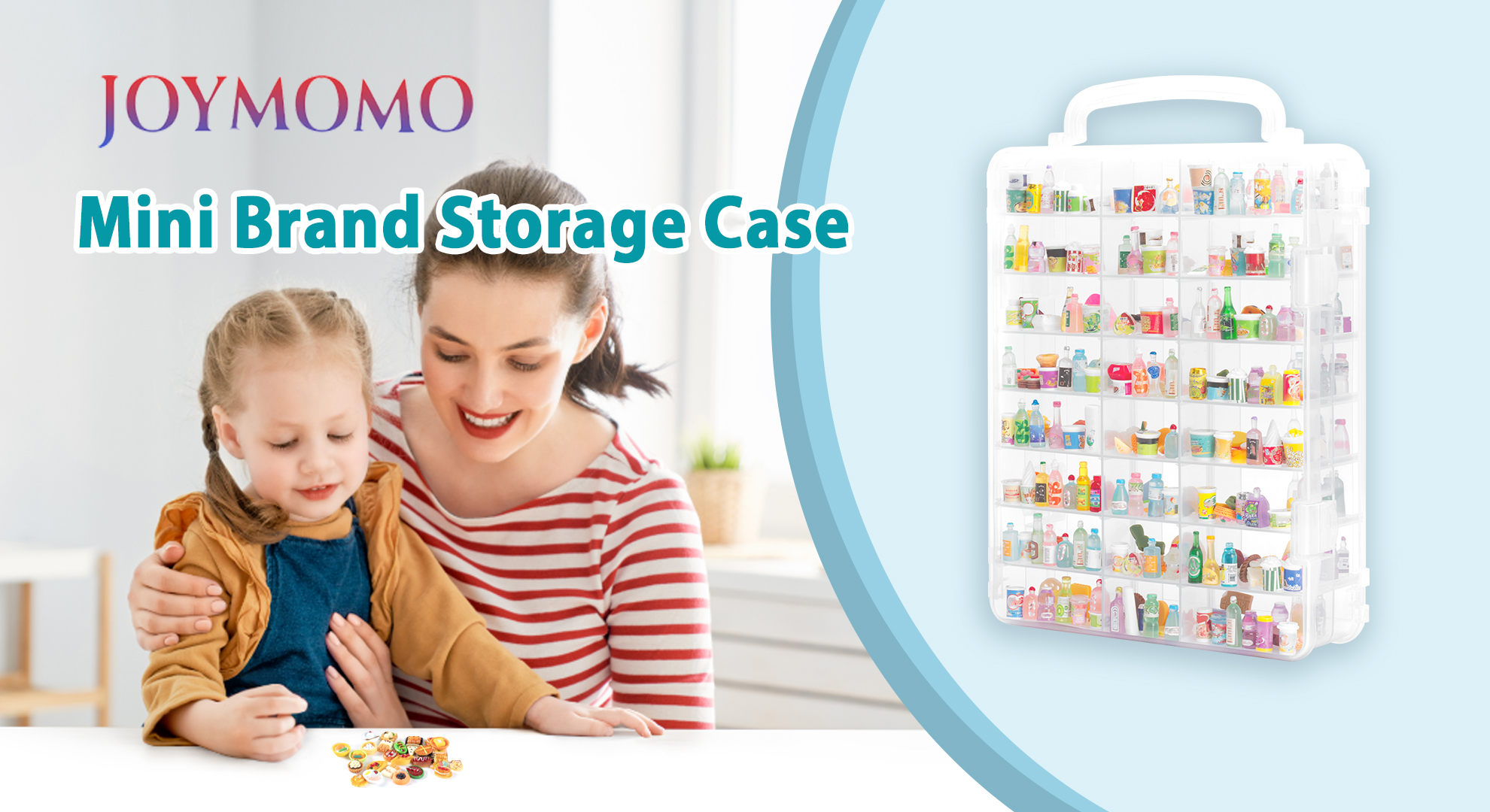 Amazon.com: JOYMOMO 48 Slots Mini Brand Storage Case with Mini